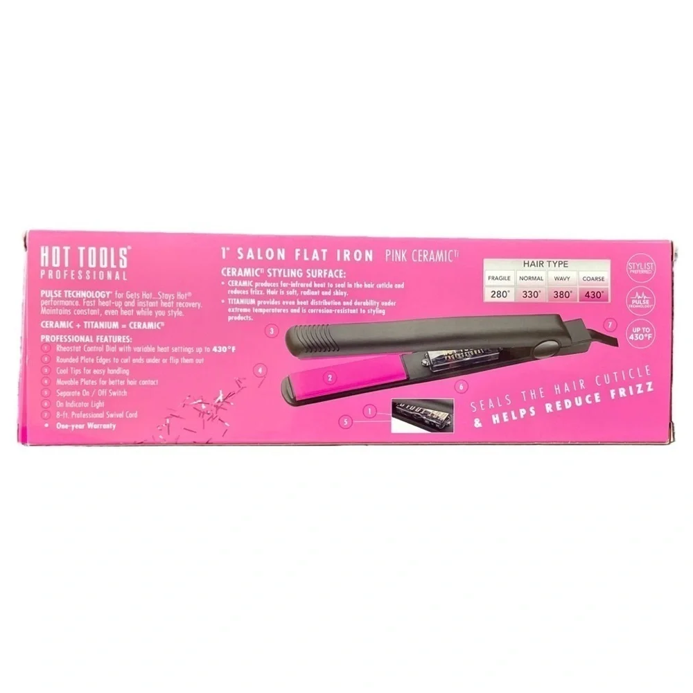 Pink Ceramic Flat Iron